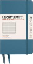 Leuchtturm 1917 Užrašų knygelė Leuchtturm 1917, linijomis, kietu viršeliu, A6, 187 psl., melsvai pilka, 80 g/m²