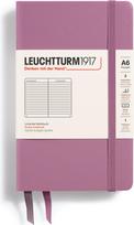 Leuchtturm 1917 Užrašų knygelė Leuchtturm 1917, linijomis, kietu viršeliu, A6, 187 psl., purvinai rožinė, 80 g/m²