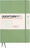 Leuchtturm 1917 Užrašų knygelė taškuota, kietais viršeliais Leuchtturm 1917 B5, 219 puslapių, šalavijo žalia, 80 g/m²
