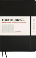 Leuchtturm 1917 Užrašų knygelė Leuchtturm 1917 B5, linijomis, kietu viršeliu, 219 puslapių, juoda, 80 g/m²