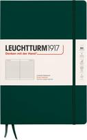 Leuchtturm 1917 Užrašų knygelė Leuchtturm 1917 B5, linijomis, kietu viršeliu, 219 puslapių, miško žalia, 80 g/m²