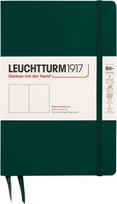 Leuchtturm 1917 Užrašų knygelė Leuchtturm 1917 B6+, kietais viršeliais, lygi, 219 puslapių, miško žalia, 80 g/m²