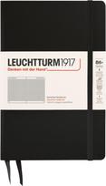 Leuchtturm 1917 Užrašų knygelė Leuchtturm 1917 B6+, kietais viršeliais, languota, 219 puslapių, juoda, 80 g/m²