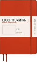 Leuchtturm 1917 Užrašų knygelė Leuchtturm 1917, minkštais viršeliais, lygi, A5, 123 puslapiai, tamsiai oranžinė, 80 g/m²
