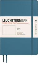 Leuchtturm 1917 Užrašų knygelė Leuchtturm 1917, minkštais viršeliais, A5, 123 puslapiai, pilkai mėlyna, 80 g/m²