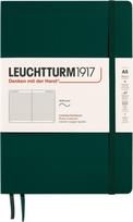 Leuchtturm 1917 Užrašų knygelė Leuchtturm 1917, minkštais viršeliais, linijomis, A5, 123 puslapiai, miško žalia, 80 g/m²