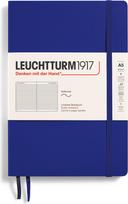 Leuchtturm 1917 Užrašų knygelė Leuchtturm 1917 A5, linijomis, minkštais viršeliais, 123 puslapiai, tamsiai mėlyna, 80 g/m²