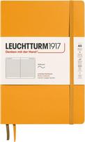 Leuchtturm 1917 Užrašų knygelė Leuchtturm 1917 A5, linijomis, minkštais viršeliais, 123 puslapiai, oranžinė, 80 g/m²