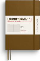 Leuchtturm 1917 Užrašų knygelė Leuchtturm 1917 A5, linijomis, minkštais viršeliais, 123 puslapiai, ruda, 80 g/m²