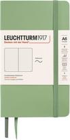 Leuchtturm 1917 Užrašų knygelė taškuota minkštais viršeliais Leuchtturm 1917 A6, 123 puslapiai, šalavijo žalia, 80 g/m²