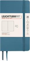 Leuchtturm 1917 Užrašų knygelė taškuota minkštais viršeliais Leuchtturm 1917 A6, 123 puslapiai, melsvai pilka, 80 g/m²