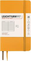 Leuchtturm 1917 Užrašų knygelė Leuchtturm 1917, linijomis, minkštais viršeliais, A6, 123 psl., oranžinė, 80 g/m²