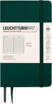 Leuchtturm 1917 Užrašų knygelė Leuchtturm 1917 A6, linijomis, minkštais viršeliais, 123 psl., miško žalia, 80 g/m²