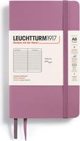 Leuchtturm 1917 Užrašų knygelė Leuchtturm 1917, linijomis, minkštais viršeliais, A6, 123 psl., purvinai rožinė, 80 g/m²