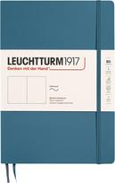Leuchtturm 1917 Užrašų knygelė Leuchtturm 1917 B5, minkštais viršeliais, lygi, 123 puslapiai, melsvai pilka, 80 g/m²