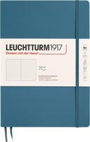 Leuchtturm 1917 Užrašų knygelė taškuota minkštais viršeliais Leuchtturm 1917 B5, 123 puslapiai, melsvai pilka, 80 g/m²