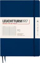 Leuchtturm 1917 Užrašų knygelė Leuchtturm 1917 B5, linijomis, minkštais viršeliais, 123 puslapiai, tamsiai mėlyna, 80 g/m²