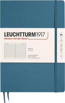 Leuchtturm 1917 Užrašų knygelė Leuchtturm 1917 B5, linijomis, minkštais viršeliais, 123 puslapiai, melsvai pilka, 80 g/m²