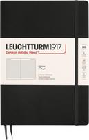 Leuchtturm 1917 Užrašų knygelė Leuchtturm 1917 B5, linijomis, minkštais viršeliais, 123 puslapiai, juoda, 80 g/m²