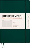 Leuchtturm 1917 Užrašų knygelė Leuchtturm 1917 B5, linijomis, minkštais viršeliais, 123 puslapiai, miško žalia, 80 g/m²