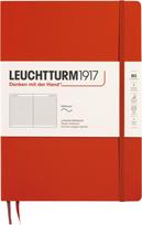 Leuchtturm 1917 Užrašų knygelė Leuchtturm 1917 B5, linijomis, minkštais viršeliais, 123 psl., tamsiai oranžinė, 80 g/m²