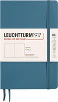 Leuchtturm 1917 Užrašų knygelė Leuchtturm 1917 B6+, minkštais viršeliais, lygi, 123 puslapiai, melsvai pilka, 80 g/m²