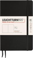 Leuchtturm 1917 Užrašų knygelė Leuchtturm 1917 B6+, minkštais viršeliais, 123 puslapiai, juoda, 80 g/m²