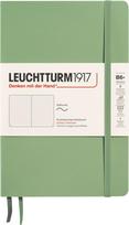 Leuchtturm 1917 Užrašų knygelė taškuota minkštais viršeliais Leuchtturm 1917 B6+, 123 puslapiai, šalavijo žalia, 80 g/m²