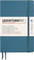 Leuchtturm 1917 Užrašų knygelė Leuchtturm 1917 B6+, linijomis, minkštais viršeliais, 123 psl., melsvai pilka, 80 g/m²