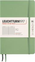 Leuchtturm 1917 Užrašų knygelė Leuchtturm 1917 B6+, linijomis, minkštais viršeliais, 123 puslapiai, šalavijo žalia, 80 g/m²