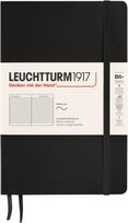 Leuchtturm 1917 Užrašų knygelė Leuchtturm 1917 B6+, linijomis, minkštais viršeliais, 123 psl., juoda, 80 g/m²