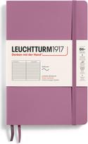 Leuchtturm 1917 Užrašų knygelė Leuchtturm 1917 B6+, linijomis, minkštais viršeliais, 123 puslapiai, purvinai rožinė, 80 g/m²
