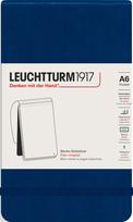 Leuchtturm 1917 Užrašų knygelė Leuchtturm 1917, kietais viršeliais, lygi, A6, 184 puslapiai, tamsiai mėlyna, 80 g/m²