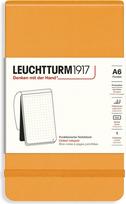 Leuchtturm 1917 Užrašų knygelė Leuchtturm 1917, kietais viršeliais, taškuota, A6, 184 puslapiai, oranžinė, 80 g/m²