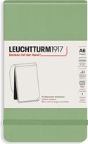 Leuchtturm 1917 Užrašų knygelė Leuchtturm 1917, kietais viršeliais, taškuota, A6, 184 puslapiai, šalavijo žalia, 80 g/m²