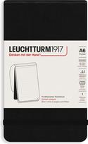 Leuchtturm 1917 Užrašų knygelė Leuchtturm 1917, kietais viršeliais, taškuota, A6, 184 puslapiai, juoda, 80 g/m²