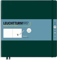 Leuchtturm 1917 Sąsiuvinis Leuchtturm 1917, kietu viršeliu, kvadratinis, 112 psl., miško žalia, 150 g/m²