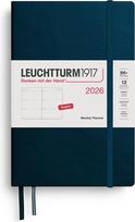 Leuchtturm 1917 Savaitinis planuoklis Leuchtturm 1917 2026 EN B6+, kietu viršeliu, tamsiai turkio spalvos