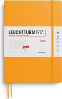 Leuchtturm 1917 Savaitinis planuoklis Leuchtturm 1917 2026 EN B5, oranžinis, kietu viršeliu