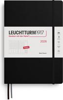 Leuchtturm 1917 Savaitinis planuoklis Leuchtturm 1917 2026 EN B5, kietu viršeliu, juodas
