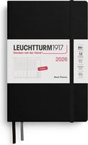 Leuchtturm 1917 Savaitinis planuoklis Leuchtturm 1917 2026 EN B6+, kietas viršelis, juodas