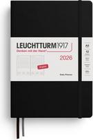 Leuchtturm 1917 Dienotvarkės planuoklis Leuchtturm 1917 2026 EN A5, kietu viršeliu, juodas
