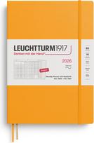 Leuchtturm 1917 Mėnesinis planuoklis su užrašų knygele minkštais viršeliais Leuchtturm 1917 2025/2027 16 mėn. EN B5, oranžinis