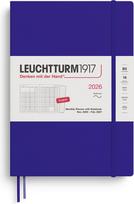 Leuchtturm 1917 Mėnesinis planuoklis su užrašų knygele minkštais viršeliais Leuchtturm 1917 2025/2027 16M EN B5, tamsiai mėlynas