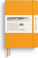 Leuchtturm 1917 Užrašų knygelė Leuchtturm 1917 A5, linijomis, kietu viršeliu, 411 puslapių, oranžinė