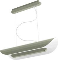Kaspa Pakabinamas linijinis šviestuvas Apolin, 65 cm, šalavijo žalias