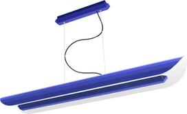 Kaspa Pakabinamas linijinis šviestuvas Apolin, 120 cm, kobalto spalvos