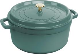 Staub Puodas La Cocotte 5,2 l, eukalipto žalios spalvos, ketaus
