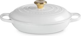 Le Creuset Puodas Gourmet Signature, 26 cm, baltas