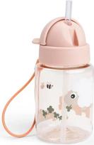 Done by deer Gertuvė su šiaudeliu Done by Deer Tiny Farm, 280 ml, rožinė